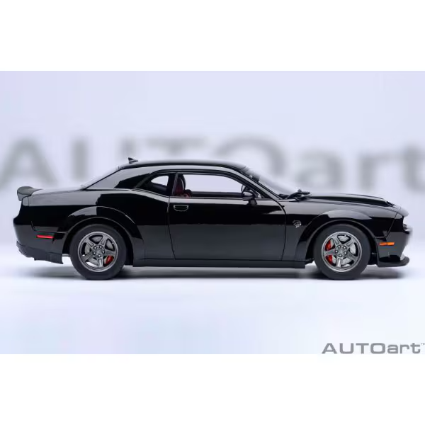 AUTOart 71765 1/18 Dodge Challenger SRT Super Stock 2023 Black Diecast