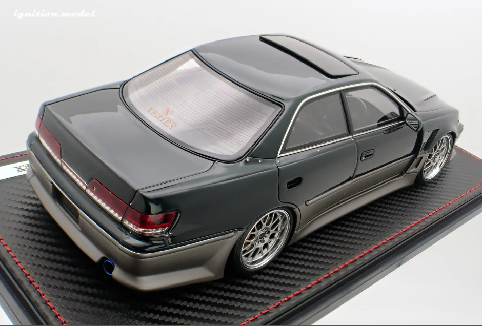 Ignition Model IG3582 1/18 VERTEX Toyota Mark II JZX100 Dark Green Resin