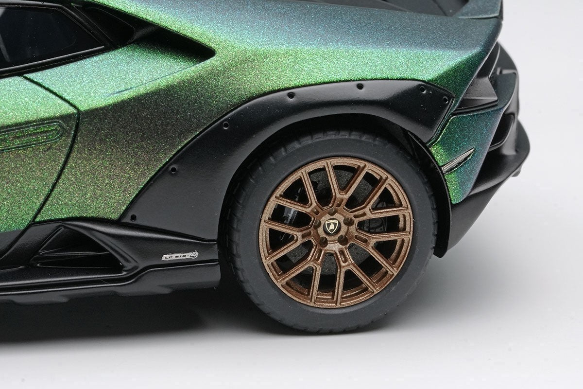 EIDOLON EM738J 1/43 Lamborghini Huracan Sterrato 2024 Verde Agave Resin 50pcs