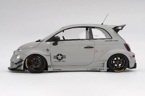 Top Speed TS0622 1/18 Abarth 595 LB-WORKS x Abas Works Fighters Resin