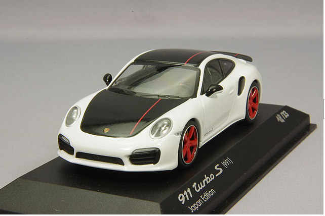 Minichamps WAX20130026JP 1/43 Porsche 911 991 TurboS JP White Resin