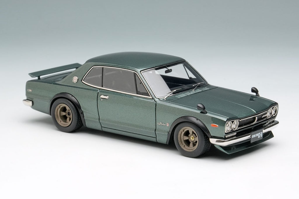 Make Up VISION VM244E 1/43 Nissan Skyline 2000 GT-R KPGC10 1971 Metallic Green
