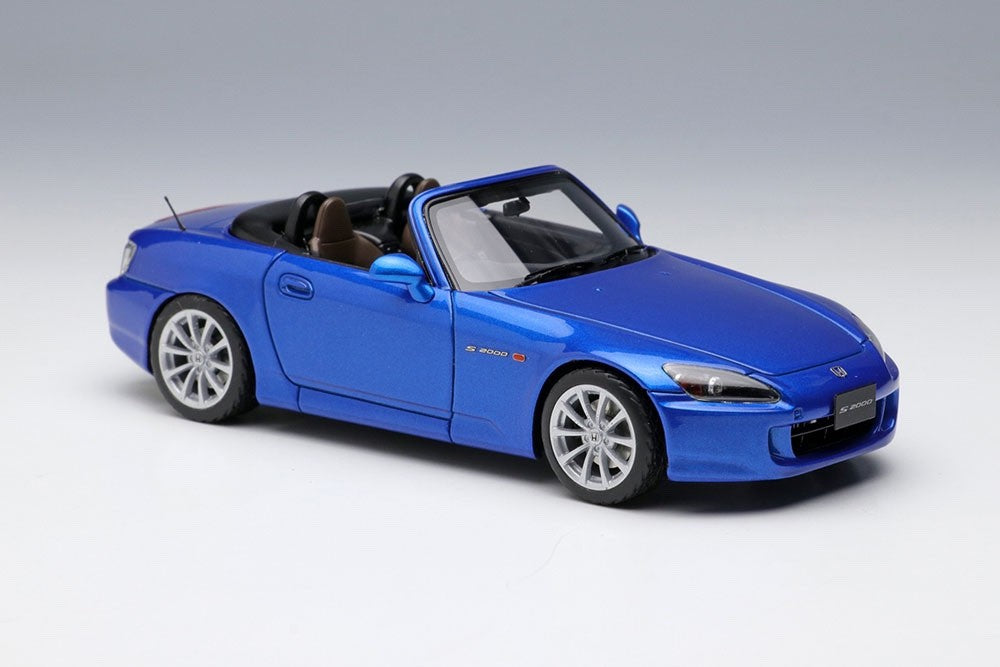 Make Up EIDOLON EM677A 1/43 Honda S2000 AP2 2005 Bermuda Blue Pearl Resin
