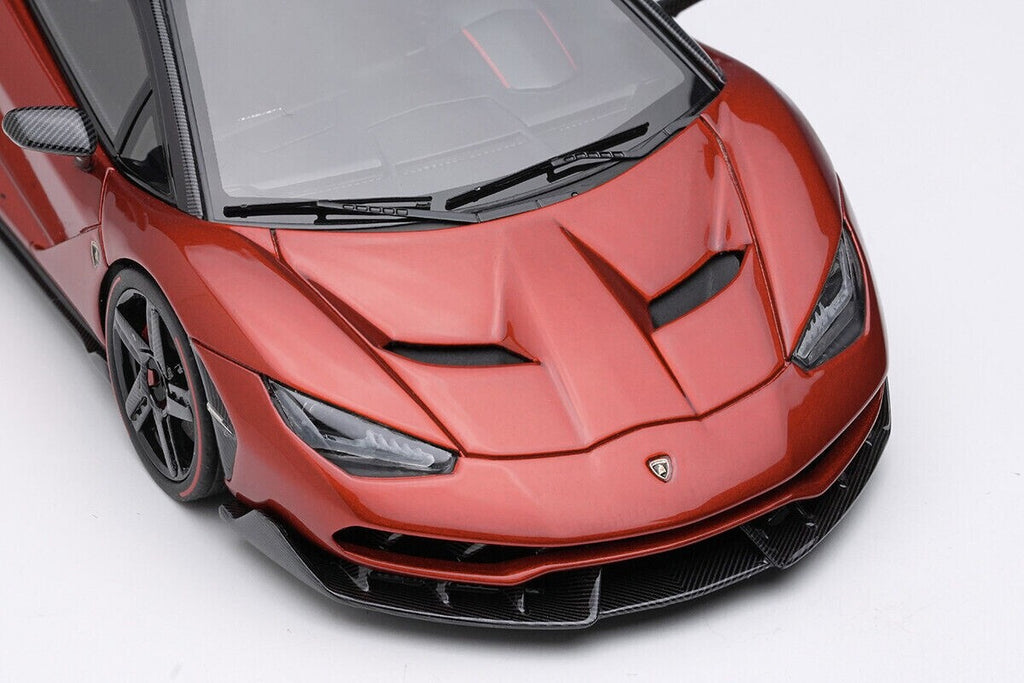 EIDOLON EM780C 1/43 Lamborghini Centenario LP770-4 2016 Rear Wing Up RossoEfesto