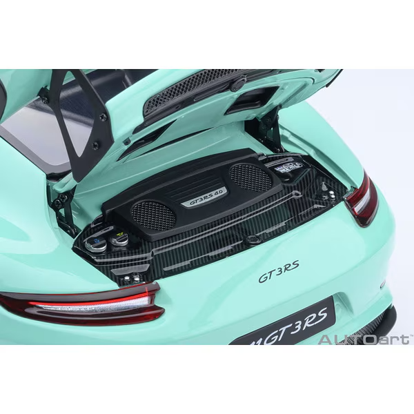 AUTOart 78181 1/18 Porsche 911 991.2 GT3 RS Mint Green Diecast