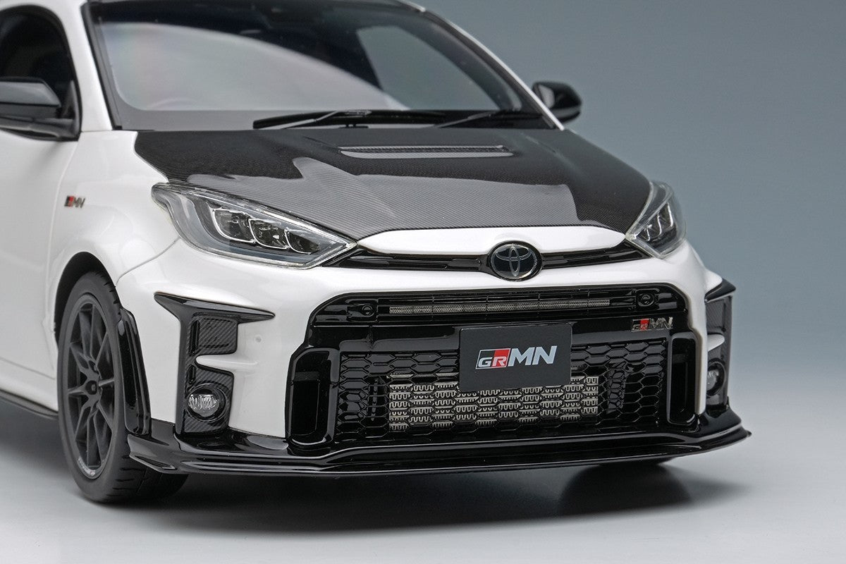 EIDOLON EML133B 1/18 Toyota GRMN Yaris Circuit Package 2022 White Pearl Mica
