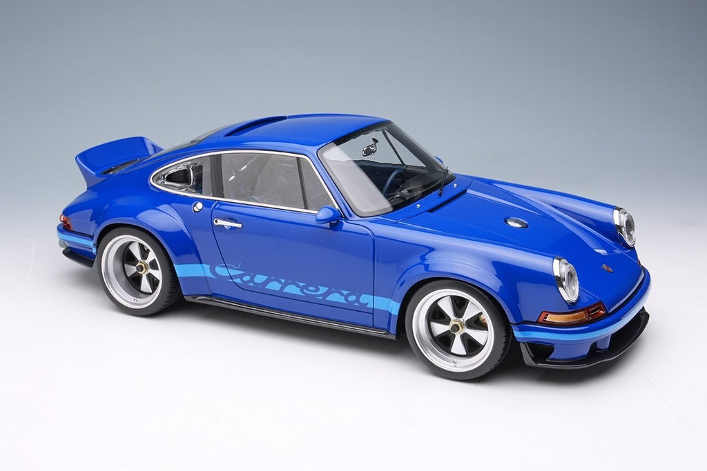 EIDOLON EML018Q 1/18 Singer 911 DLS 2023 Indigo Resin Model Car
