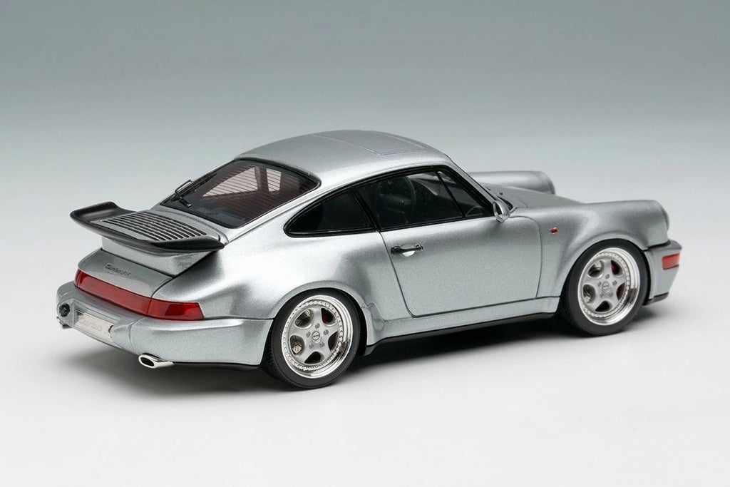 Make Up VISION VM158F 1/43 Porsche 911 964 Turbo 3.6 1993 Silver Resin
