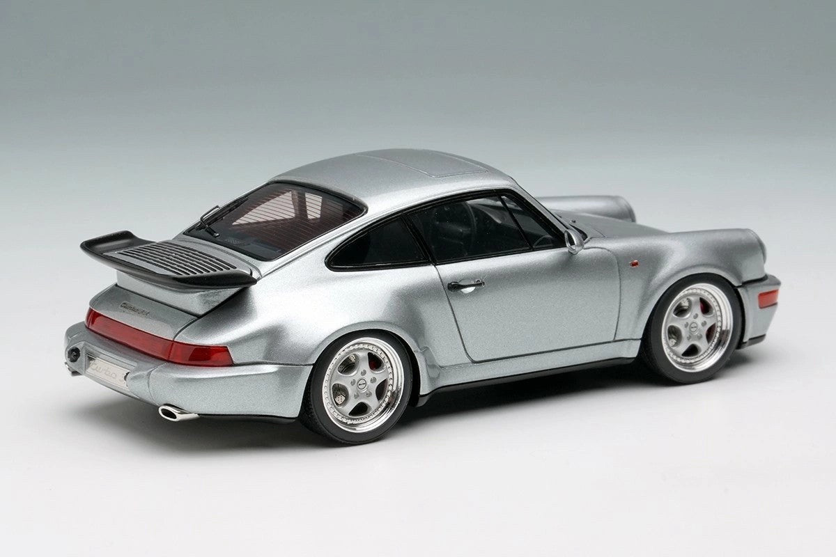 Make Up VISION VM158F 1/43 Porsche 911 964 Turbo 3.6 1993 Silver Resin