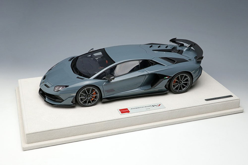 EIDOLON EML026A 1/18 Lamborghini Aventador SVJ 2018 (Nireo wheel) Grigio Telesto