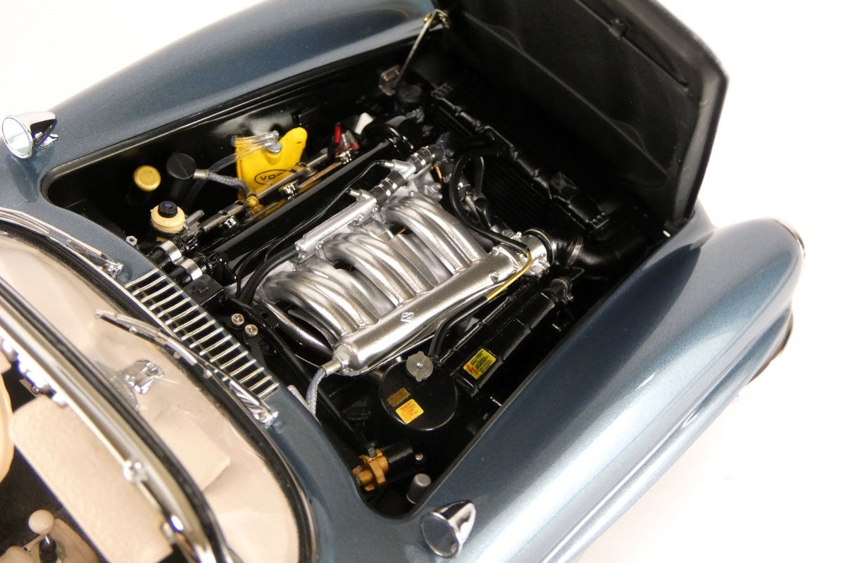 CMC M-283 1/18 Mercedes-Benz 300 SL W198 Roadster Hardtop 1957 Blue Metallic Die