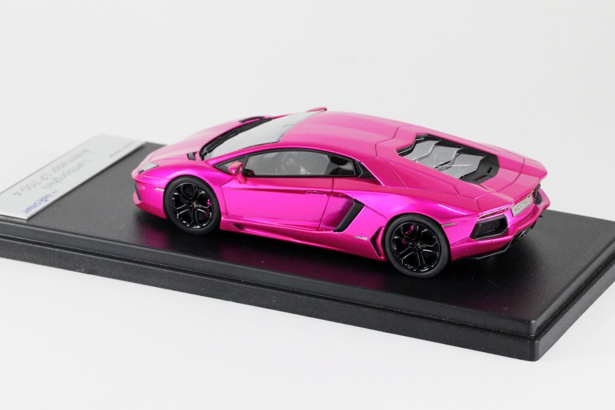 Looksmart LS384G 1/43 Lamborghini Aventador LP700-4 2011 Metallic Pink Ltd 49