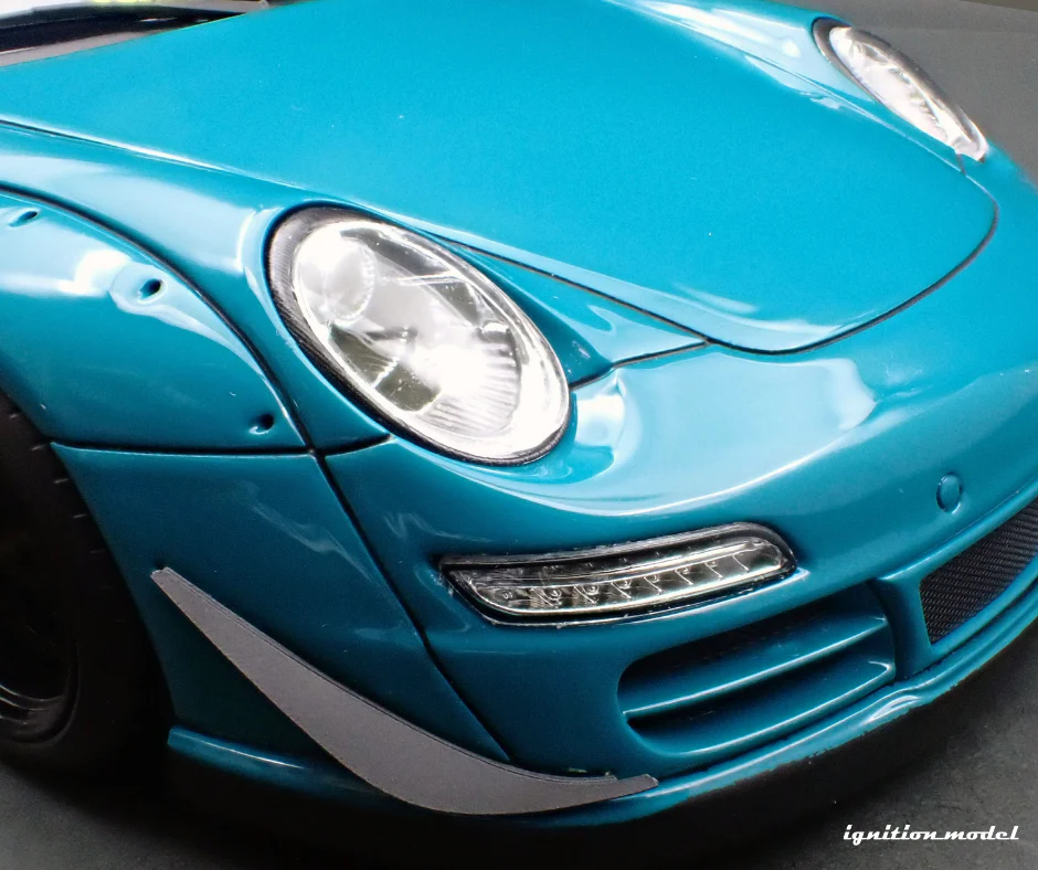 Ignition Model IG3249 1/18 RWB Porsche 911 997 Rauh-Welt WORK Green Resin
