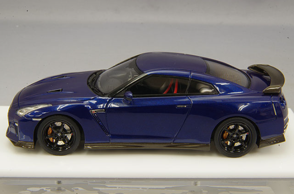 Make Up EIDOLON EM385D 1/43 Nissan GT-R Track Edition by NISMO Blue Pearl 2017