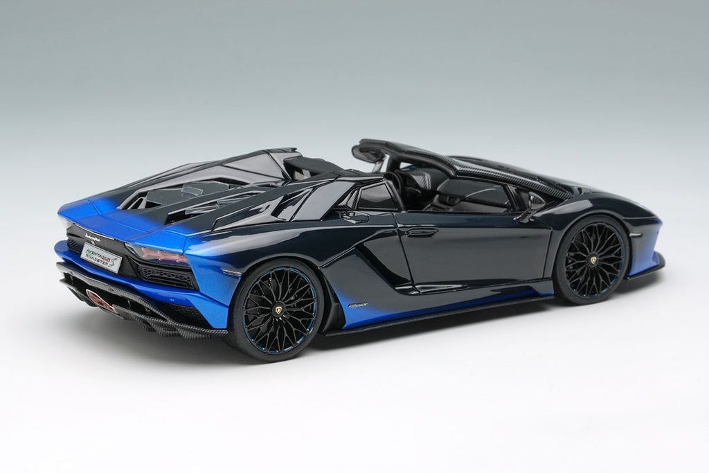 EIDOLON EM767A 1/43 Lamborghini Aventador S 2018 Blue Resin Limited 100pcs