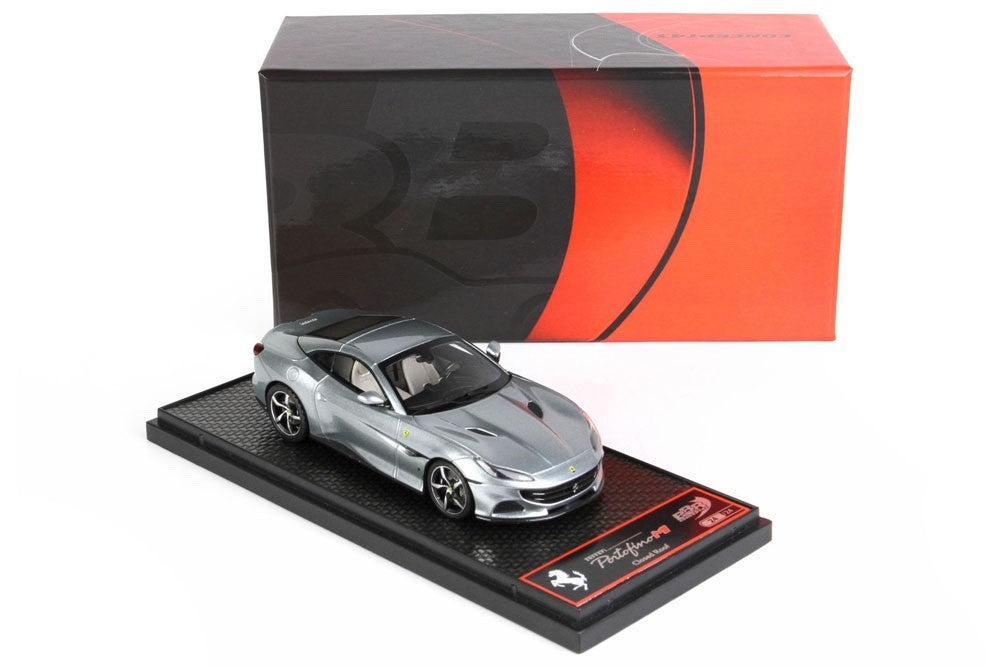BBR BBRC250A 1/43 Ferrari Portofino M Closed Roof Grigio Titanio Metal Ltd 24pcs