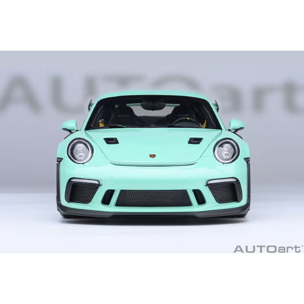 AUTOart 78181 1/18 Porsche 911 991.2 GT3 RS Mint Green Diecast