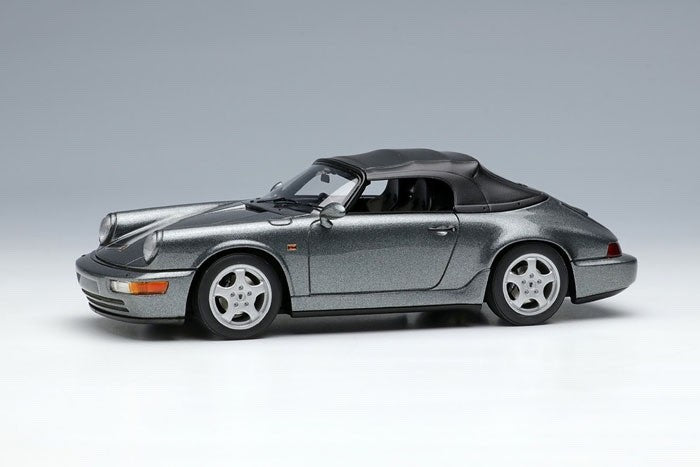 VISION VM165E 1/43 Porsche 911 964 Carrera 2 Speedster 1993 Slate Gray Metallic