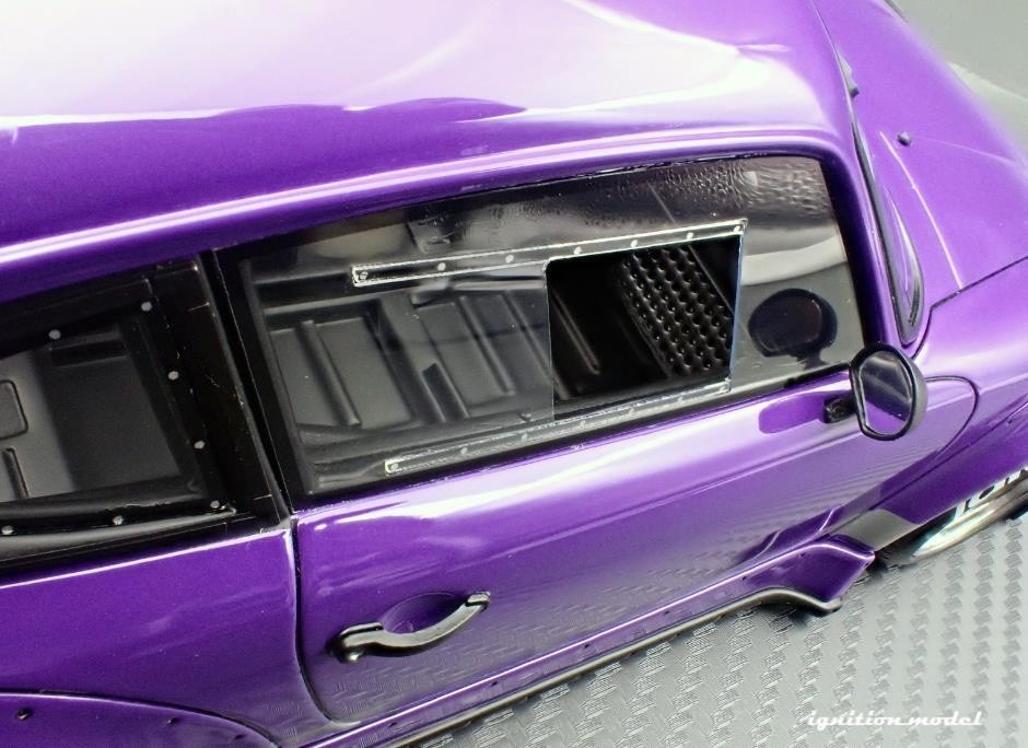 Ignition Model IG3698 1/18 Porsche 911 RWB 930 Purple WORK Meister S1