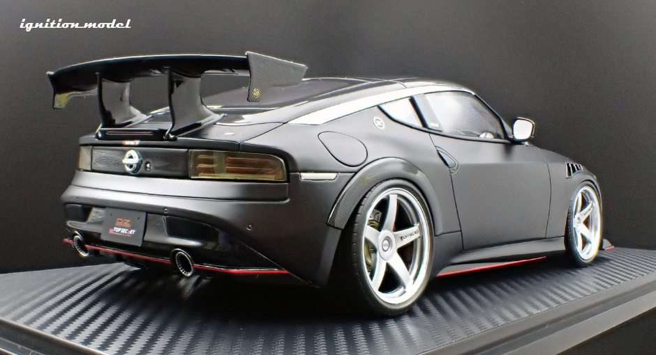 Ignition Model IG3384 1/18 Top Secret Fairlady Z RZ34 Matte Black