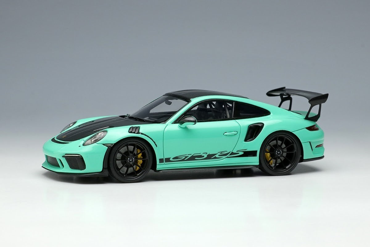 EIDOLON EM574I 1/43 Porsche 911 991.2 GT3 RS Weissach Package 2018 Mint Green