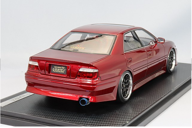 Ignition Model IG3316 1/18 Toyota Chaser JZX100 VERTEX Red BBS RG-R