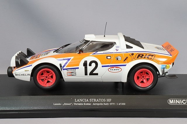Minichamps MC155791712 1/18 Lancia Stratos 1979 Acropolis Rally #12