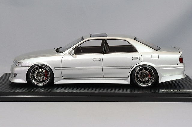Ignition Model IG3323 1/18 VERTEX Toyota Chaser JZX100 BBS Silver Resin