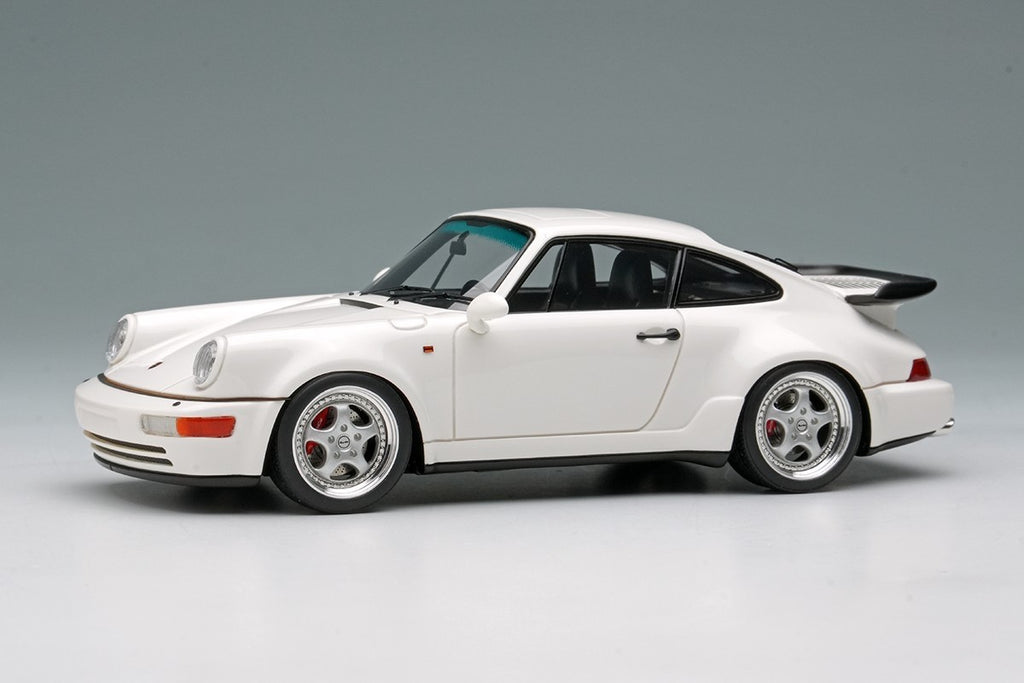 Make Up VISION VM158H 1/43 Porsche 911 964 Turbo 3.6 1993 White Resin Model Car