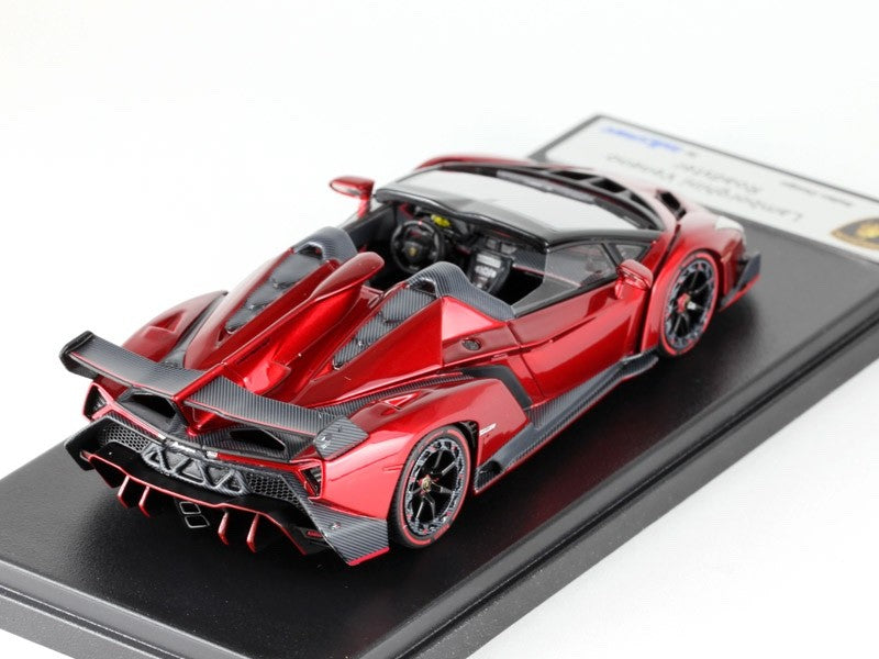 Looksmart LS429A 1/43 Lamborghini Veneno Roadster Rosso Veneno Red Resin