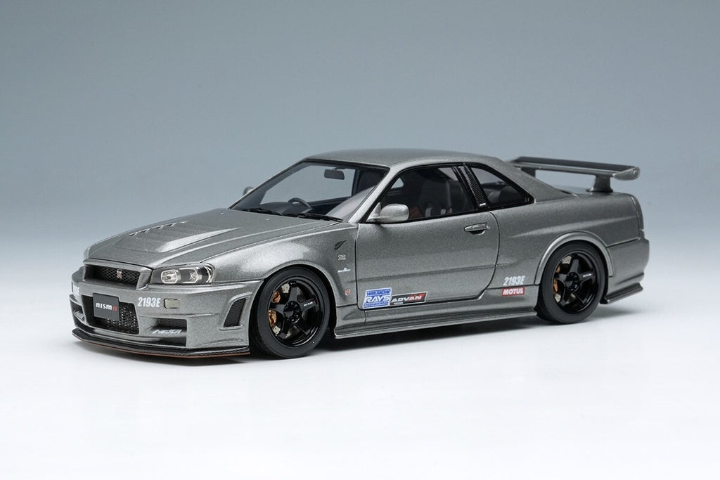 EIDOLON EM422A 1/43 Nissan Skyline GT-R NISMO BNR34 CRS Version 2011 Dark Metal