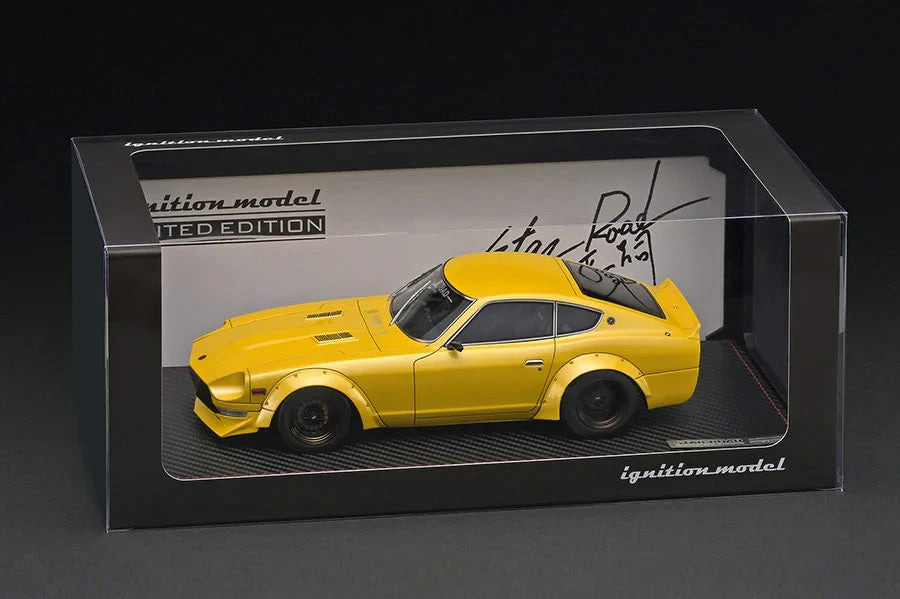 Ignition Model IG3109 1/18 Nissan Fairlady Z S30 STAR ROAD Yellow Resin