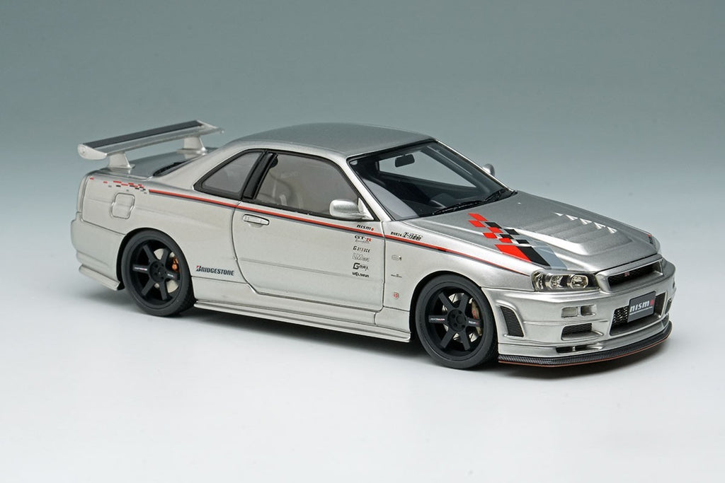 EIDOLON EM792 1/43 NISMO R34 Z-Tune Prototype 2001 Silver Resin