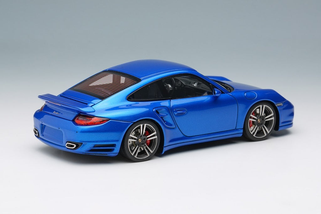 Make Up Eidolon EM619C 1/43 Porsche 911 (997.2) Turbo 2010 Aqua Blue (Resin)