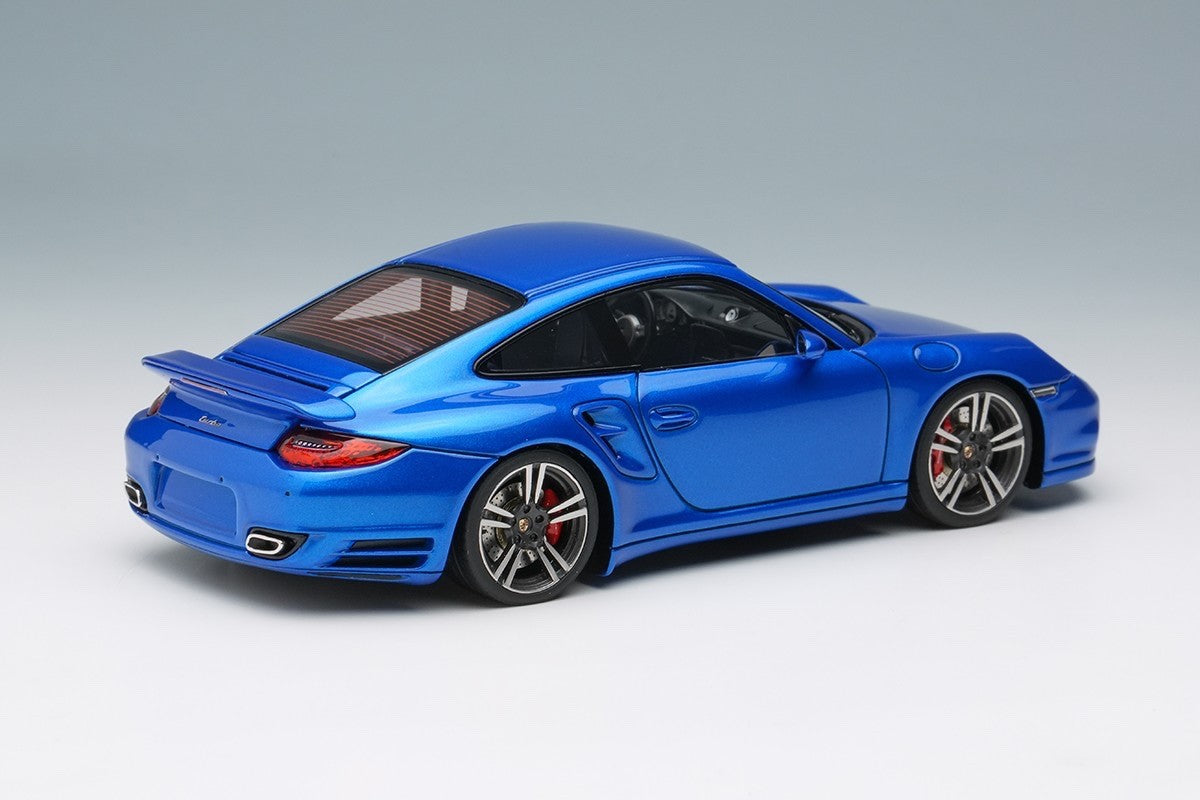 Make Up Eidolon EM619C 1/43 Porsche 911 (997.2) Turbo 2010 Aqua Blue (Resin)