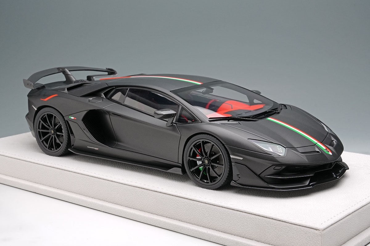 EIDOLON EML026H 1/18 Lamborghini Aventador SVJ 2018 Matte Dark Gray Resin