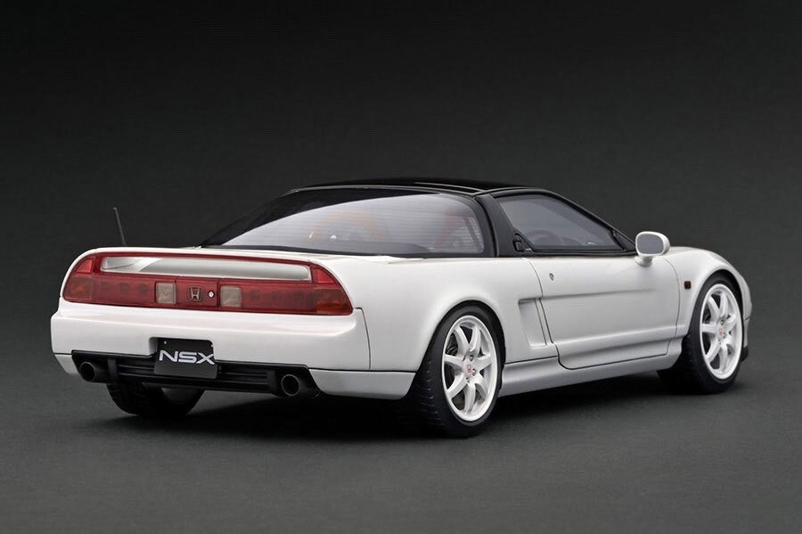 Ignition Model IG3487 1/18 Honda NSX NA1 Pearl White Resin Car w Acrylic Display