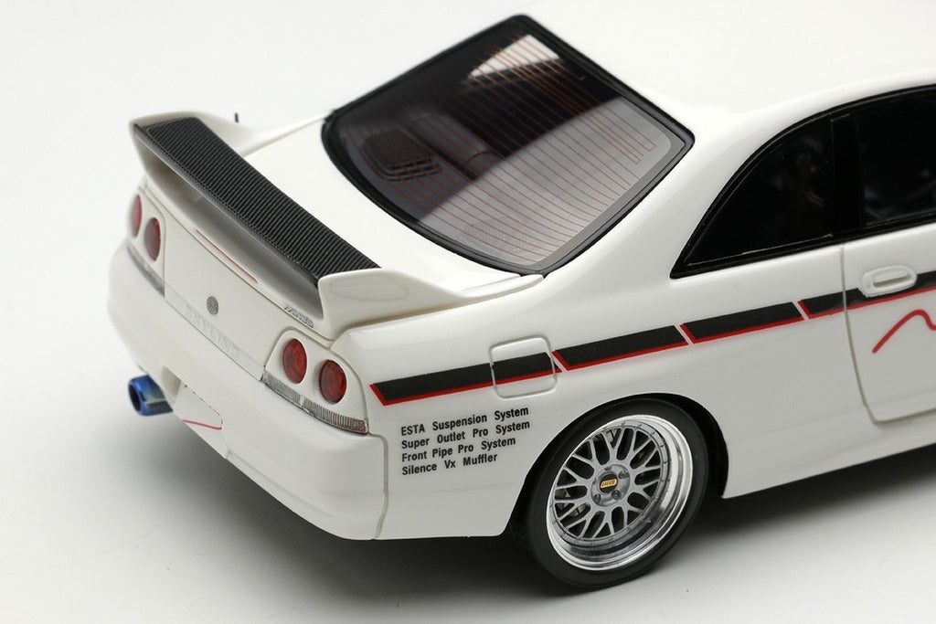 Make Up EIDOLON EM645B 1/43 Mines Skyline GT-R BCNR33 N1 White