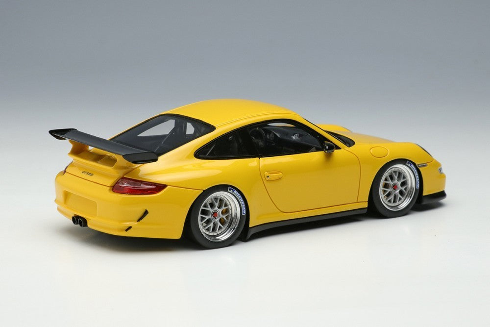 EIDOLON EM710E 1/43 Porsche 911 997 GT3 RS 2007 Speed Yellow Resin Limited 60pcs