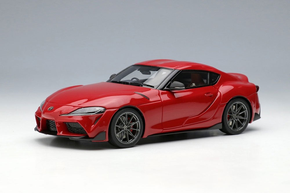 EIDOLON EM468C 1/43 Toyota GR Supra RZ A91 2022 Prominence Red Japan