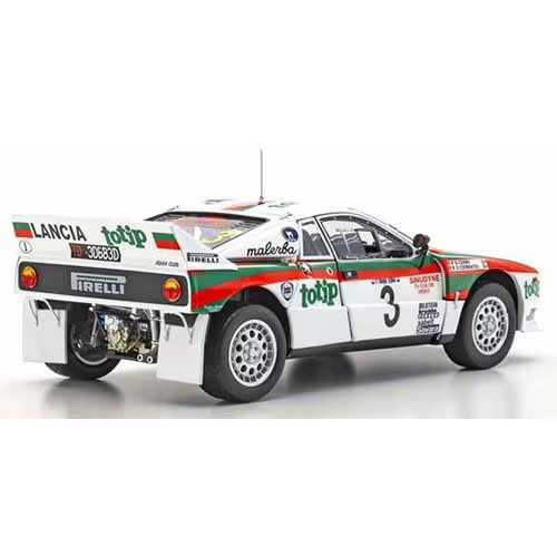 KYOSHO KS08306G - 1/18 Lancia Rally 037 1985 Elba Rally #3 [Diecast Mini Car]