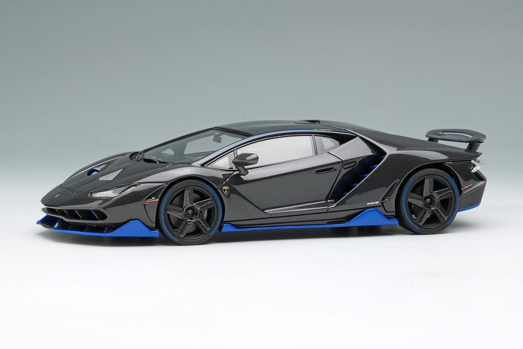 EIDOLON EM780F 1/43 Lamborghini Centenario LP770-4 Carbon Blue Stripe