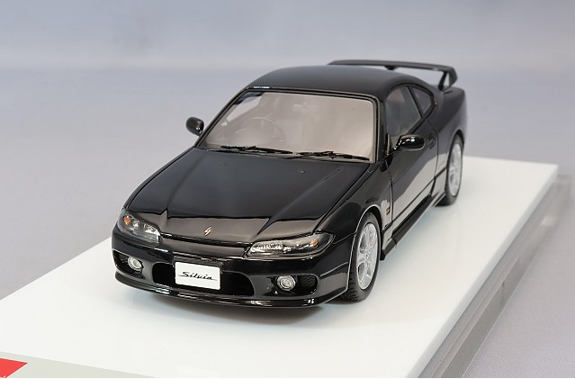Make Up EIDOLON EM628C 1/43 Nissan Silvia S15 Spec R Aero Super Black 1999