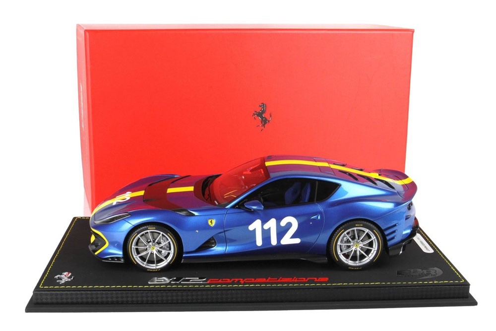 BBR P18207TFV 1/18 Ferrari 812 Competizione Tailor Made Targa Florio #112 Resin