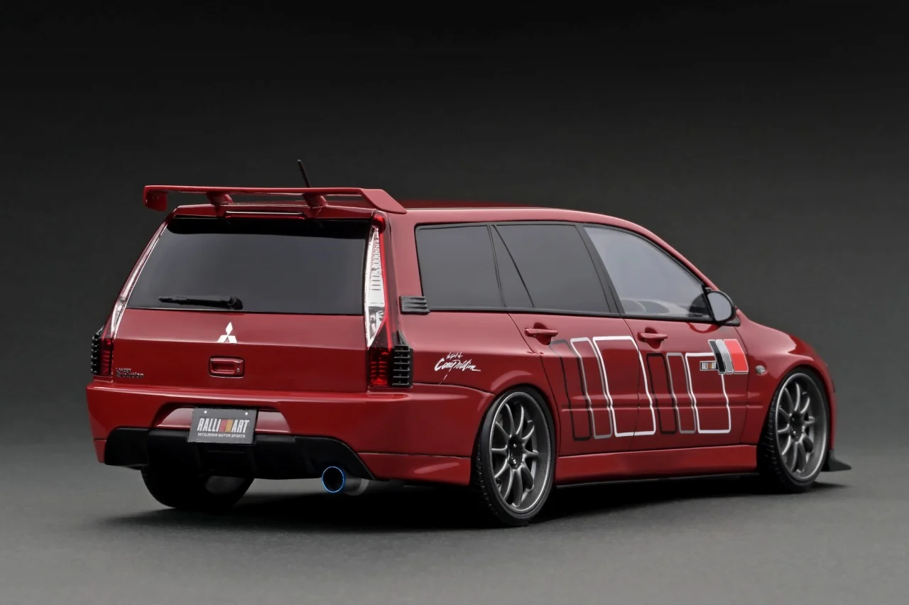 Ignition Model IG2771 1/18 Mitsubishi Lancer Evolution Wagon CT9W RALLIART Red