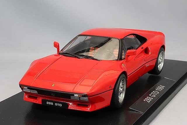 KK Scale KKDC180414 1/18 Ferrari 288 GTO 1984 Red Black Interior