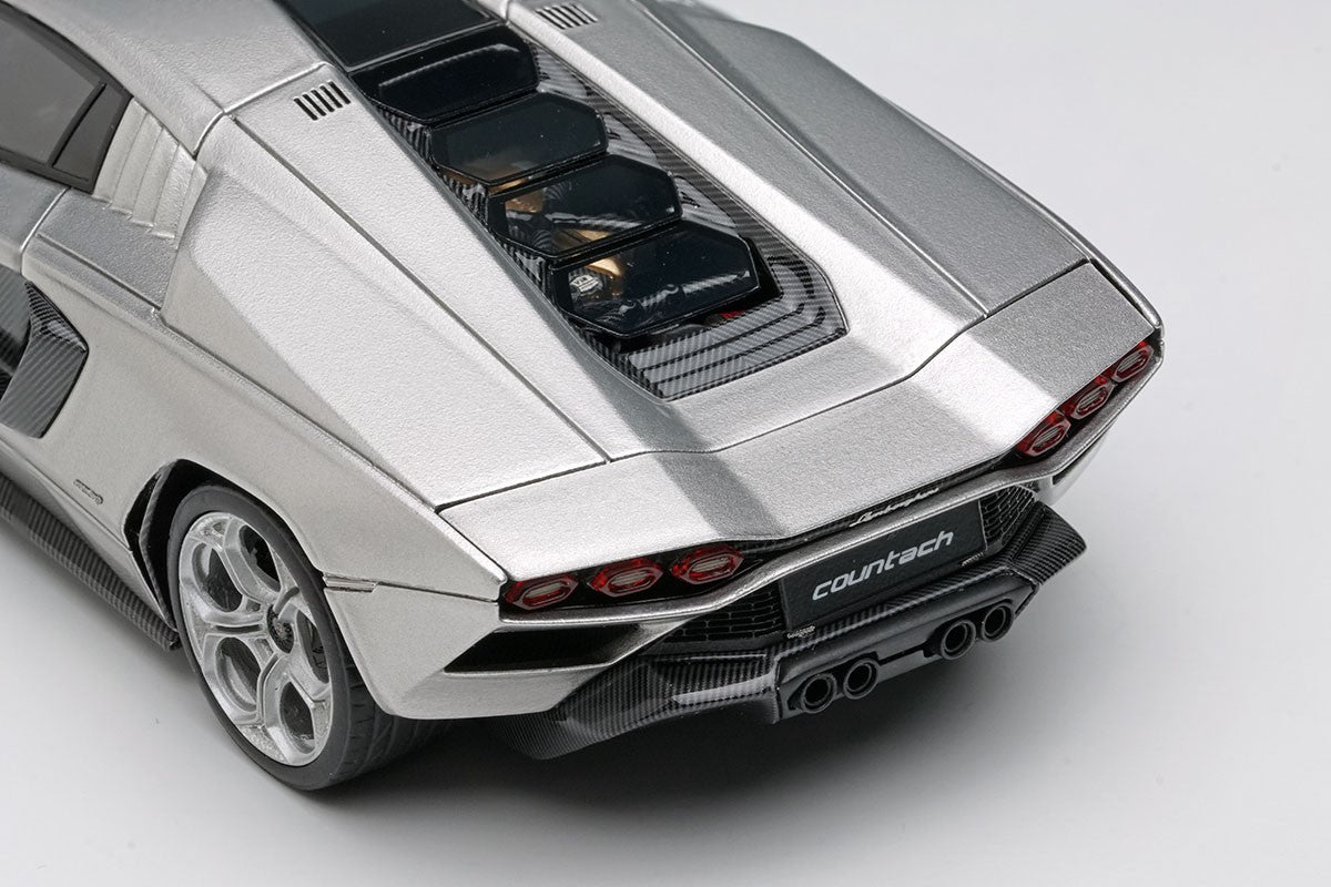 Make Up EIDOLON EM740F 1/43 Lamborghini Countach LPI 800-4 2022 Silver Resin