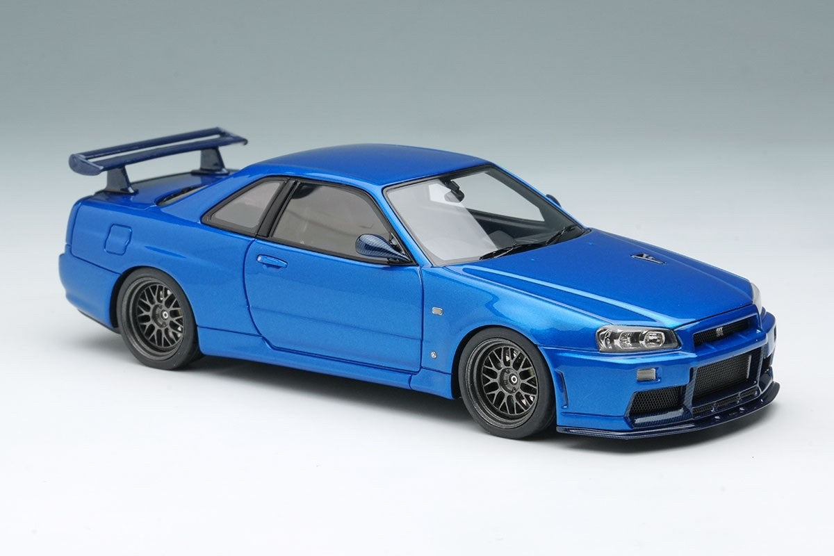 Make Up EIDOLON EM681B 1/43 Built by Legends Mine's BNR34 GT-R Bayside Blue