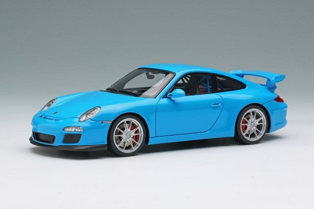 EIDOLON EM721A 1/43 Porsche 911 (997.2) GT3 Clubsport 2010 Riviera Blue Limited