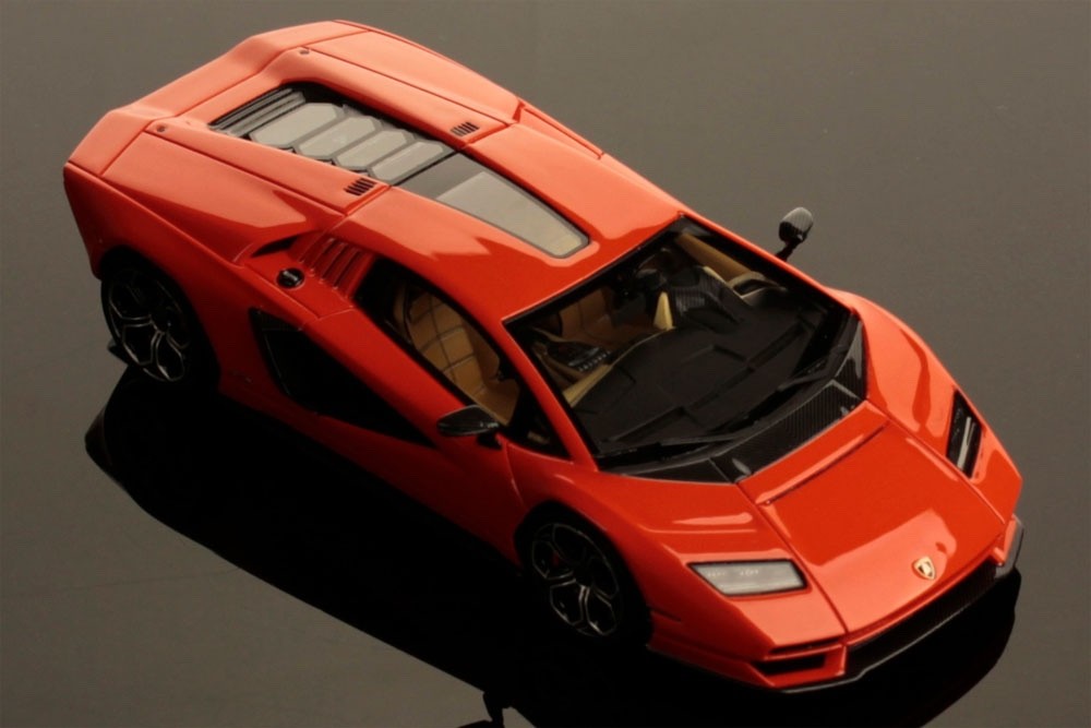 Looksmart LS529E 1/43 Lamborghini Countach LPI800-4 2021 Arancio Orange Resin